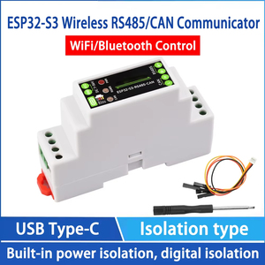 Carte de développement industrielle ESP32-S3-RS485-CAN de qualité industrielle, interface RS485/CAN, carte de contrôle industrielle isolée WIFI et BT - Product Image 2