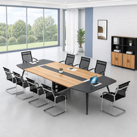 Table de conférence longue en bois minimaliste moderne, table de formation, table de réception, table de réunion pour bureau, salle de réunion