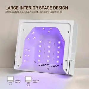 Lampe UV professionnelle pour ongles, 36 LED, séchage rapide, capteur automatique intelligent, rechargeable, lumière de séchage pour gel, pour manucure et pédicure - Product Image 5