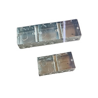 Verzinkte Stahl-Elektroverteilerdose Schalter-Steckdose IP65 CE-Zertifiziert 0,8-1,2mm Dicke