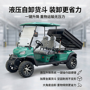 Electric Golf Cart 72V 200Ah 150km Range Durable With Cargo <b>Bed</b> And Rain <b>Canopy</b> <b>For</b> Golf Course And Scenic Area Use - Product Image 4