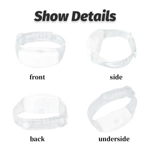 Pulseira de evento personalizado levou controle remoto <span class=keywords><strong>Light</strong></span> Up <span class=keywords><strong>Timer</strong></span> Concerto Piscando Programável Dmx 4 Logotipo Personalizado Led glow Pulseiras - Product Image 2