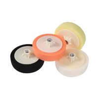 PMS 6 pouces Orange automobile polissage cire éponge roue voiture polissage mousse tampon avec support en plastique M14 OEM personnalisable