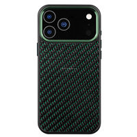 Funda de Teléfono de Fibra de Carbono Forjada + TPU para iPhone 17/17 Pro Max/17 Air/17 Pro Max Carbon Case/16 Pro y 14 Pro Max/12 Pro/11/13/15