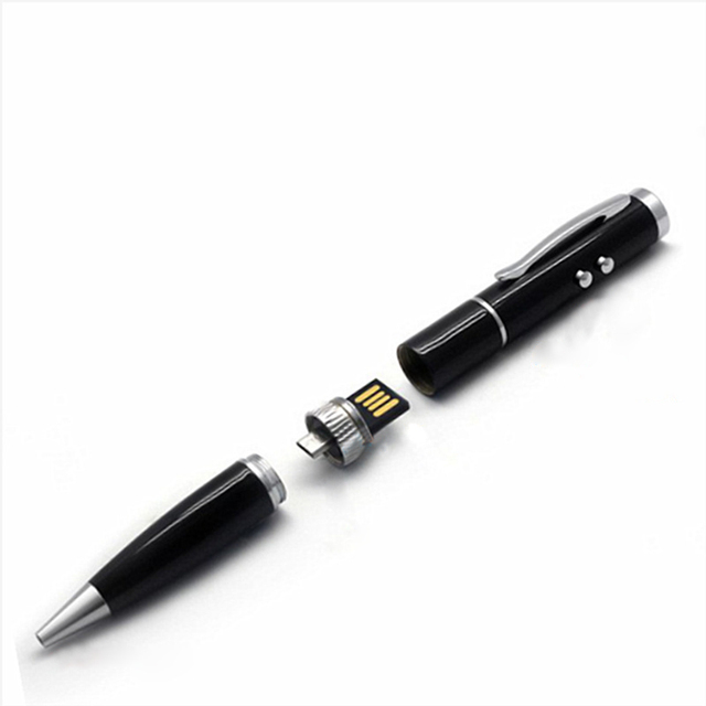 Multifunction 4 in 1 Pendrive Laser Pointer Usb Pen Drive Flash Drive 32gb 64gb Usb 2.0 Flashlight Micro OTG Usb Stylus Pen