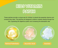 HODAF Patchs Multivitaminés pour Enfants Formule Douce Scientifiquement Évaluée R&D et Production à Grande Échelle par Usine Professionnelle Prise en Charge OEM/ODM