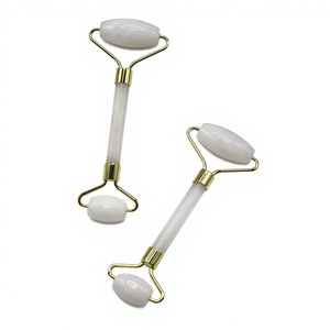 <span class=keywords><strong>Rouleau</strong></span> <span class=keywords><strong>de</strong></span> massage facial double face en <span class=keywords><strong>jade</strong></span> blanc et planche Gua Sha, masseur <span class=keywords><strong>de</strong></span> pouce, revitalisant cutané, fourni par le fabricant - Product Image 1