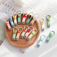 Mini coupe-ongles mignon coupe-ongles domestique dessin animé créatif fruits coupe-ongles manucure pédicure outils