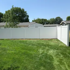 Free Maintenance cheap vinyl fence 6ft.H x 8ft.W Picket-Top Plastic Privacy Fence Panels pvc fence