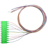 Kabel Patch Fiber Optik NX Customized Sc/apc Singlemode Sm 652d 1m 0.9mm 9/125 Simplex Lszh Poe/gsm/gprs Fiber Pigtail