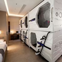 Nouveau modèle très demandé : Lit capsule spatiale intelligent, Pod de couchage d'aéroport, Lit capsule hôtelier superposé, Pod ignifuge de luxe, Lit capsule spatiale à vendre