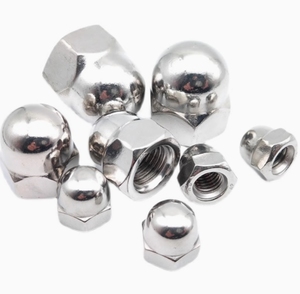 Đánh Bóng lục giác cap Nut thép không gỉ 304/316 trang trí cap <span class=keywords><strong>Nuts</strong></span> M3 chủ đề vuông Hexagon Vòng t Types-DIN934 - Product Image 3