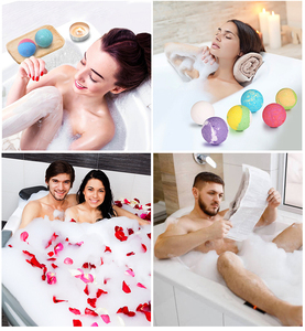 Bộ quà tặng bom tắm hình trái tim & viên sủi bọt tùy chỉnh OEM, với đồ chơi bất ngờ dành cho trẻ em, thành phần hữu cơ thuần chay cho bồn tắm bọt an toàn - Product Image 3