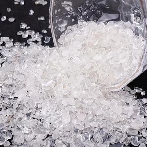Chips di Quarzo Trasparente a Prezzo di Fabbrica, Cristalli Naturali Levigati, Ghiaia di Cristallo all'Ingrosso per Decorazione - Product Image 4