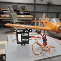 GDW DS190MG 8KG Moteurs à gouverner numériques Torsion Metal Shell Avion Modèle de planeur à voilure fixe avec engrenage en acier