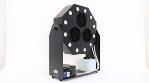 Machine à bulles commerciale haute performance 120W RGBW LED à triple ventilateur, sortie 16M DMX512, robuste - Product Image 5
