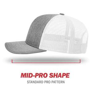 Gorras Trucker Richardson 112 Personalizadas de Alta Calidad, Gorra Snapback de 6 Paneles en Blanco, Lona, Pana, Malla Lisa, para Hombre - Product Image 5