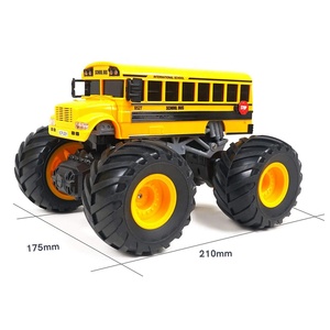 Camión <span class=keywords><strong>de</strong></span> <span class=keywords><strong>Control</strong></span> <span class=keywords><strong>Remoto</strong></span> <span class=keywords><strong>a</strong></span> Escala 1:18, 2.4GHz, Autobús Escolar RC, Camión Todoterreno con Luces LED y Sonido, Vehículo Todoterreno - Product Image 5