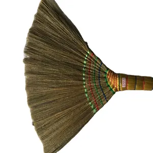 High quality cleaning products indian grass broom dried broom grass asian natural grass brooms & dustpans