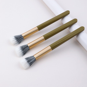 Brocha de Maquillaje de Precisión para Detalles Faciales, con Cerdas de Nylon y Mango de Plástico, para Delineado y Corrector, OEM - Product Image 3