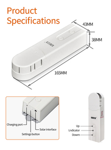 Motore per Tende a Catena in Metallo A-OK AM43 Smart Home, Tuya Wifi <span class=keywords><strong>con</strong></span> Accessorio Bluetooth per Ufficio - Product Image 2