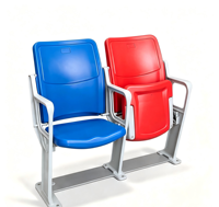Siège de stade de football pliable, siège de spectateur pliable, siège de tribune, système d'assise rétractable