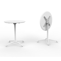Table pliable de magasin de café, thé et lait au design moderne pour les loisirs en plein air Mobilier de bureau pour l'école, le salon et l'hôpital