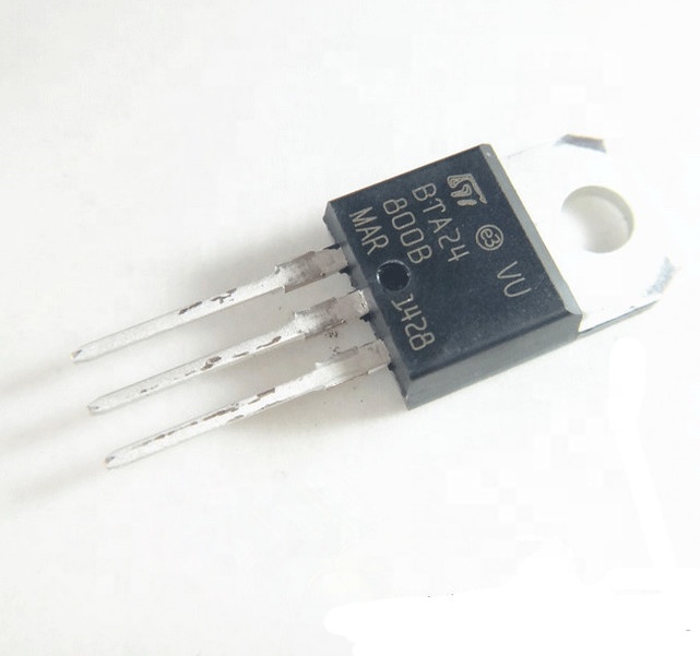 Новый оригинальный предложить TO-220 800V 24A BTA24 высокого напряжения тиристорный BTA24-800B