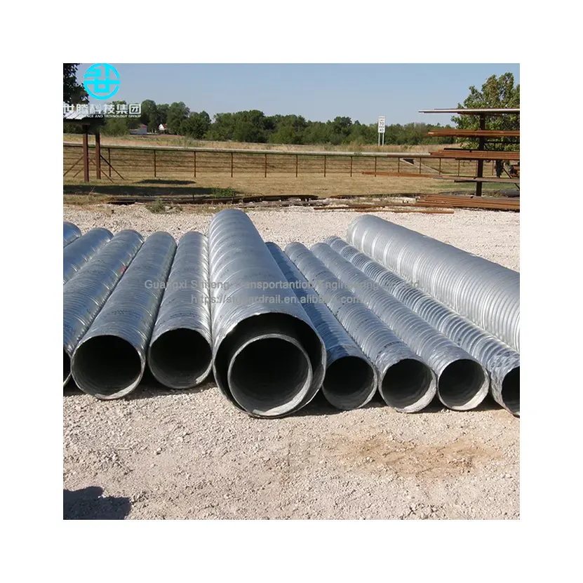 Vialetto ondulato in acciaio zincato canale sotterraneo materiale del tubo di prezzo per la vendita