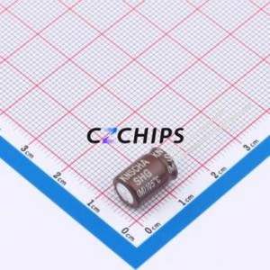 Condensador Electrolítico de Aluminio de Orificio Pasante DHG025M227G120S1AA, Orificio Pasante, D8xL12mm 220uF 20% 25V 600mA-100kHz - Product Image 2