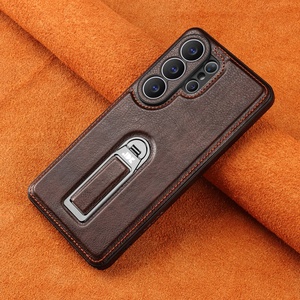 เคสโทรศัพท์หนัง PU แม่เหล็กสุดหรูสำหรับ Samsung S26 S23 S24 S25 Ultra พร้อมสายคล้องมือแบบซ่อนในตัว ป้องกันการกระแทก - Product Image 1