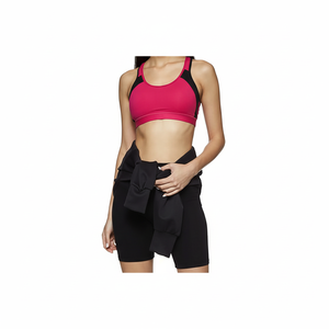 Sujetador deportivo elegante para mujer, elaborado con tela suave y transpirable, banda elástica de apoyo, ajuste sin costuras y diseño cómodo de entrenamiento - Product Image 1