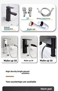 2025 Nuevo estilo pared flotante 1 fregadero colgante 2 cajones muebles de baño tocador de baño - Product Image 5