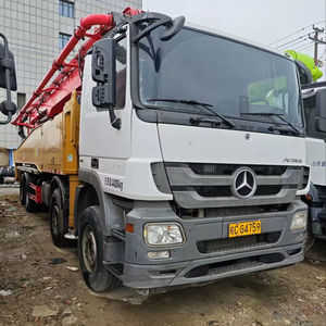 Camion pompe à béton diesel d'occasion 2021, portée verticale 60m, châssis auto-développé, Chine Putzmeister Shanghai, en vente - Product Image 1
