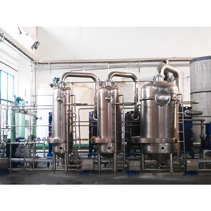 Multi effect plate polyethylene glycol evaporation and concentration device multiple effect evaporator Systems