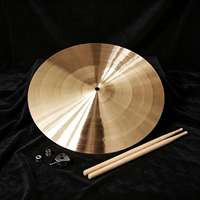 Professional Brass 40 Centimeter Crash Cymbal 16in Drum Kit Accessory Stable Tone Percussion Plate Practice Stage Performance