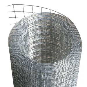 New Product High Quality Welded Wire Mesh Fence / 16 gauge electro galvanized square hole welded mesh rolls