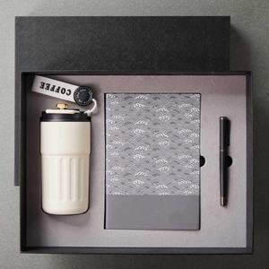 Planer-Druckerei Business Rotes A5 Notizbuch PU-Leder Luxus Firmengeschenk-Set für Führungskräfte mit Tagebuch, Stift und USB - Product Image 5