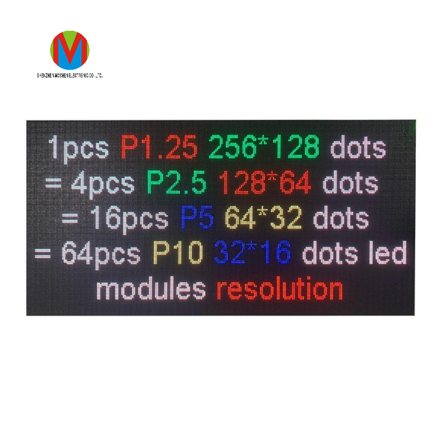 P1.25 P1.5 P1.86 P2.5 P2 P3 P4 P5 Module Pantallas Gigantes Digital Signage Indoor Panel Led Display Advertising Screen Board