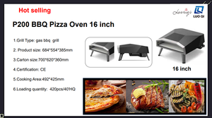 Forno <span class=keywords><strong>Pizza</strong></span> Portatile a Gas da 16 Pollici per Pizzeria e Panetteria, Cottura Rapida 1-2 Minuti, Facile Preparazione <span class=keywords><strong>Pizza</strong></span> 500 ° C Max <span class=keywords><strong>Power</strong></span> con certificazione CE - Product Image 5