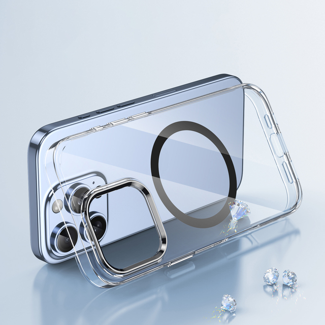 Anti Yellowing PC Mobile Phone Case for iPhone 14 15 16 Clear Wireless Charging Phone Case for Iphone 16 15 14 13
