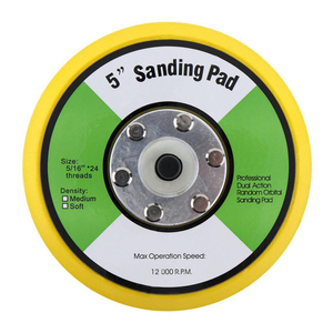 แผ่นกลมขัดและกระดาษทรายกลม6รูขนาด5นิ้ว,แผ่นดิสก์สำรองสำหรับวงขัดและขัดหน้าแบบสุ่มแอ็กชันคู่ - Product Image 1