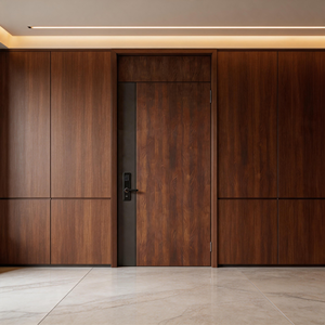 Porta Interna Moderna in Melaminico con Cerniere Ammortizzate, Decorazione, Garanzia 2 Anni per Casa, Villa, Hotel, Appartamento, Soggiorno - Product Image 4