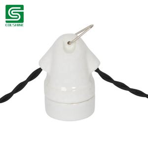 Support de lampe suspendue E27 en porcelaine noire vintage de haute qualité pour luminaire suspendu - Product Image 5