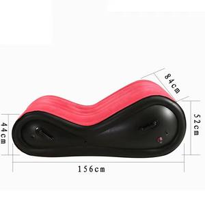 Mükemmel kalite çok fonksiyonel şişme Sofa seks oyuncakları taşınabilir PVC yatak çiftler için BDSM seksi sandalye şezlong - Product Image 4