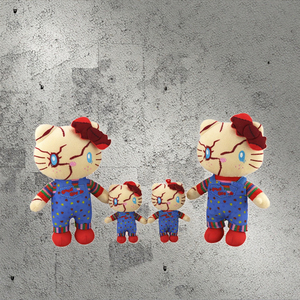 <span class=keywords><strong>Peluche</strong></span> de Gatito Adorable HY para Halloween, Muñeco de <span class=keywords><strong>Peluche</strong></span> de Fantasma <span class=keywords><strong>Chucky</strong></span>, Juguete de <span class=keywords><strong>Peluche</strong></span> de Algodón PP para Fiesta de Halloween, Alivio del Estrés - Product Image 3
