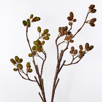 Branches artificielles de kiwi en plastique Yida, tiges de baies, décoration minimaliste Wabi Sabi pour vase, centre de table et photographie