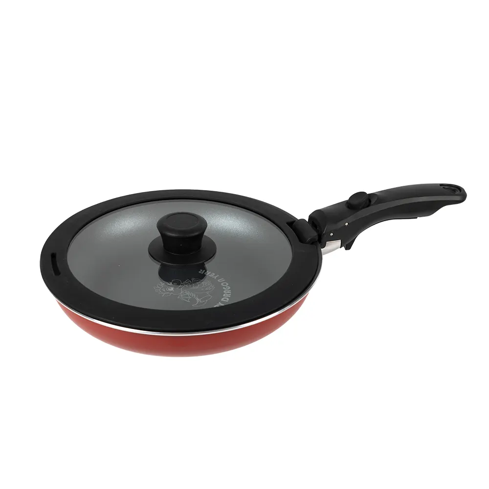 Smartpan Anti-Stick Kookgerei Set Ronde Koekenpan Pot Met Afneembaar Handvat Op Maat