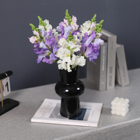 Fleurs artificielles en soie de gypsophile en gros, fleurs de delphinium violettes, fausses fleurs de gypsophile pour centres de table