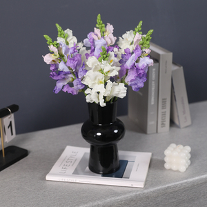 Fiori Artificiali di Garofano (Antirrhinum) in Seta <span class=keywords><strong>Viola</strong></span>, Fiori Finti di Delphinium per Centrotavola - Vendita all'Ingrosso - Product Image 3